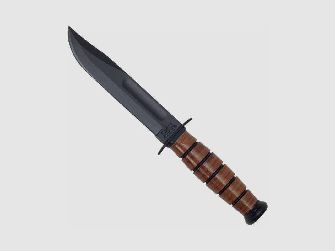 Couteau de combat légendaire KA-BAR USMC Short en acier au carbone 1095