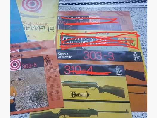 Haenel VEB Suhl Mod.  303 310 312 550  Beschreibung Bedienungsanleitung Luftpistole Luftgewehr KK Gewehr Co2 Pistole siehe Beschreibung. Preis ab