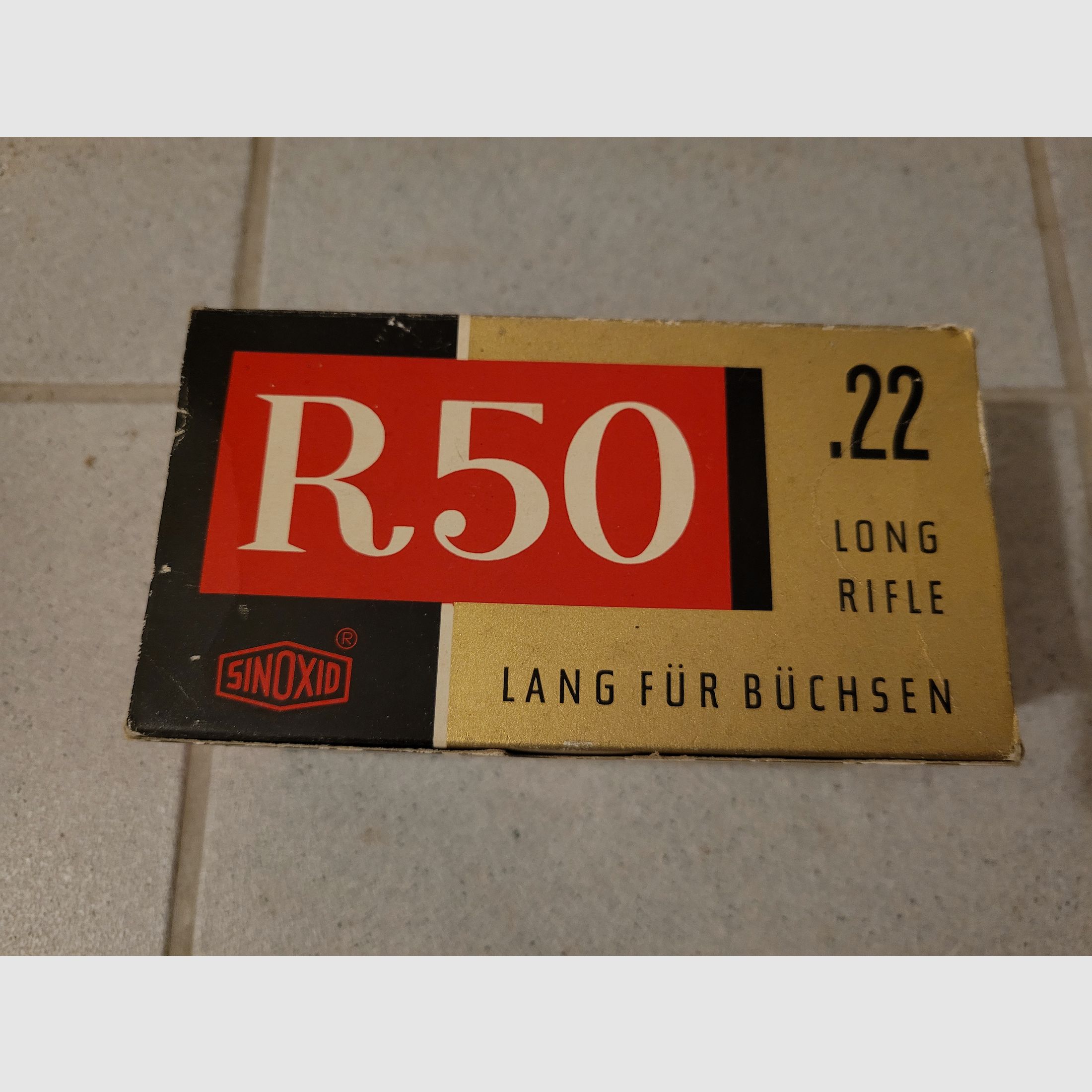 500 coups de petit calibre .22 l.r. lfB RWS R50