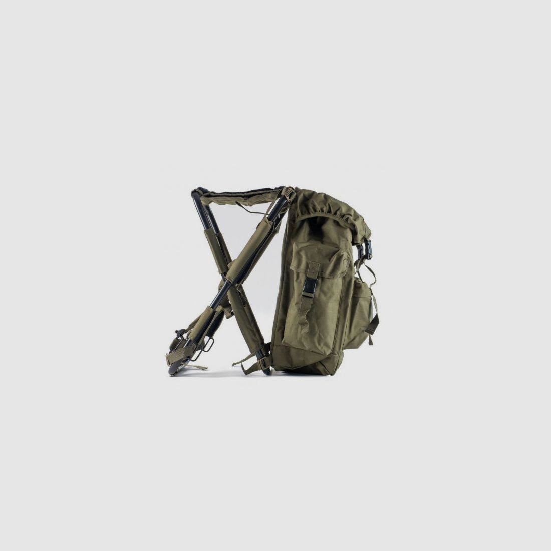 Grünes Jagdrucksack mit Hocker Art. BC34Z RASPORT, Bild 1 von 5