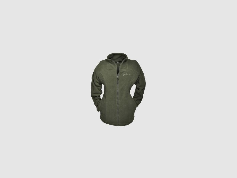 Damen Fleecejacke einfach - oliv, 2XL