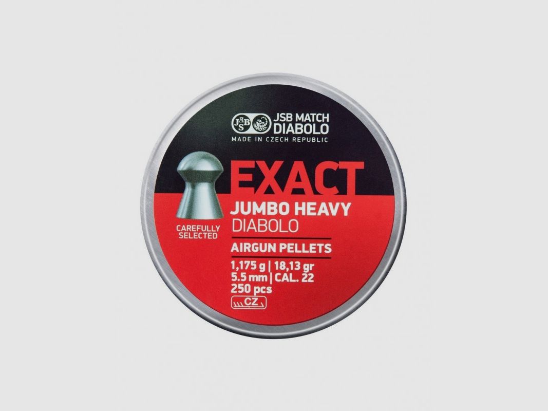 JSB DIABOLO JUMBO EXACT HEAVY 5,5MM 500 pcs.