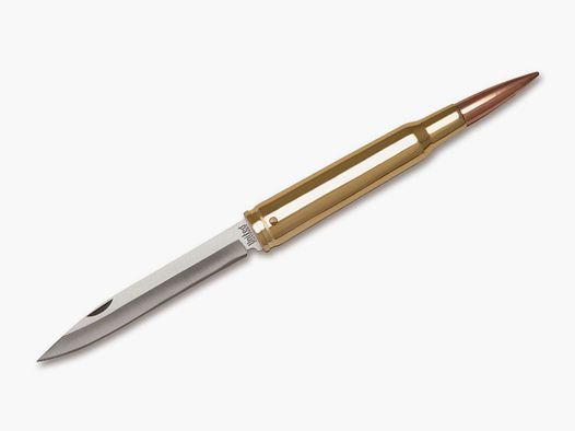 Pocket Knife .50 caliber Bullet Knife Rifle Cartridge