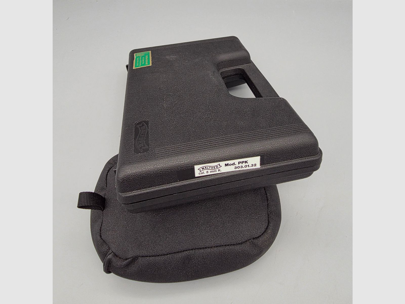 Neuwertig u. ungeschossen Walther PPK 8mm Knall PTB 502 mit Beschuss 1993 (KD) Schreckschuss SRS Silvester