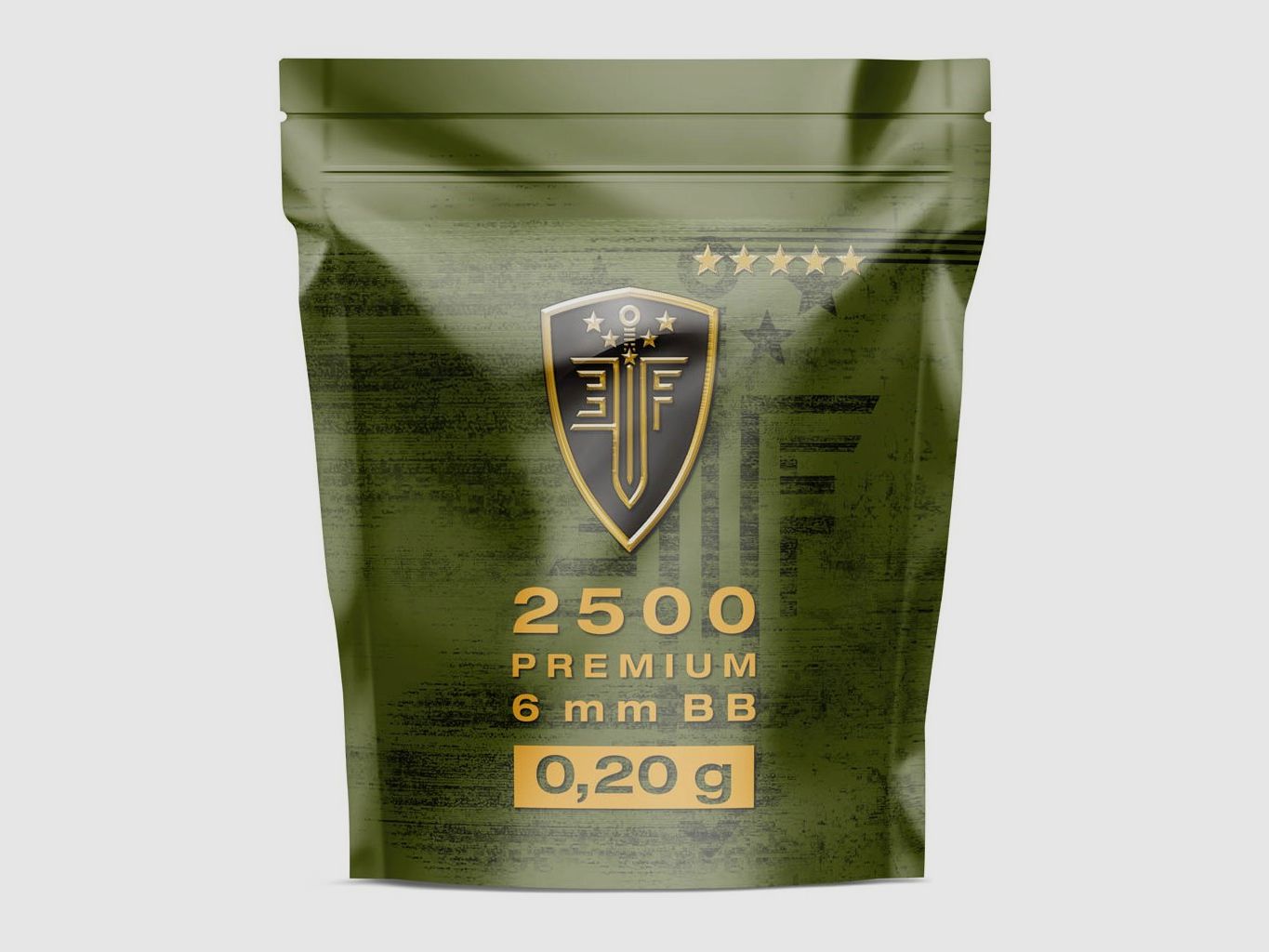 Elite Force Premium BBs 6 mm, 0,20 g, weiß, 2.500 St., Zip-Beutel