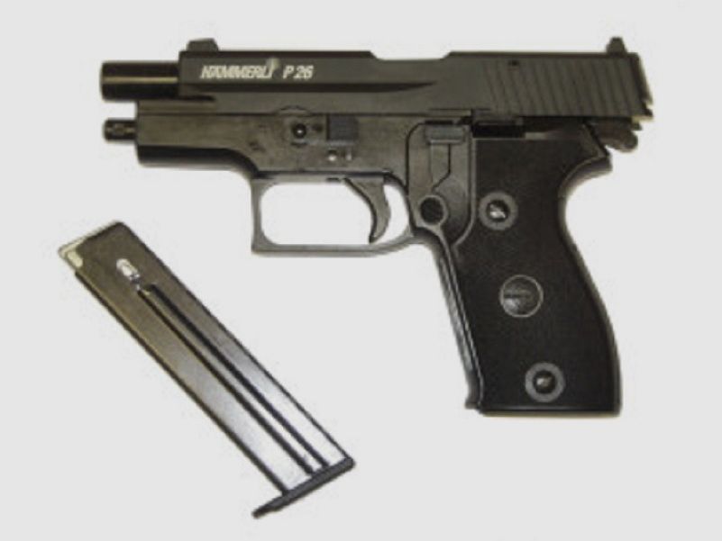 Hämmerli P26 9mm P.A.K. (PTB 775) + Gürtelholster + 50 Platzpatronen
