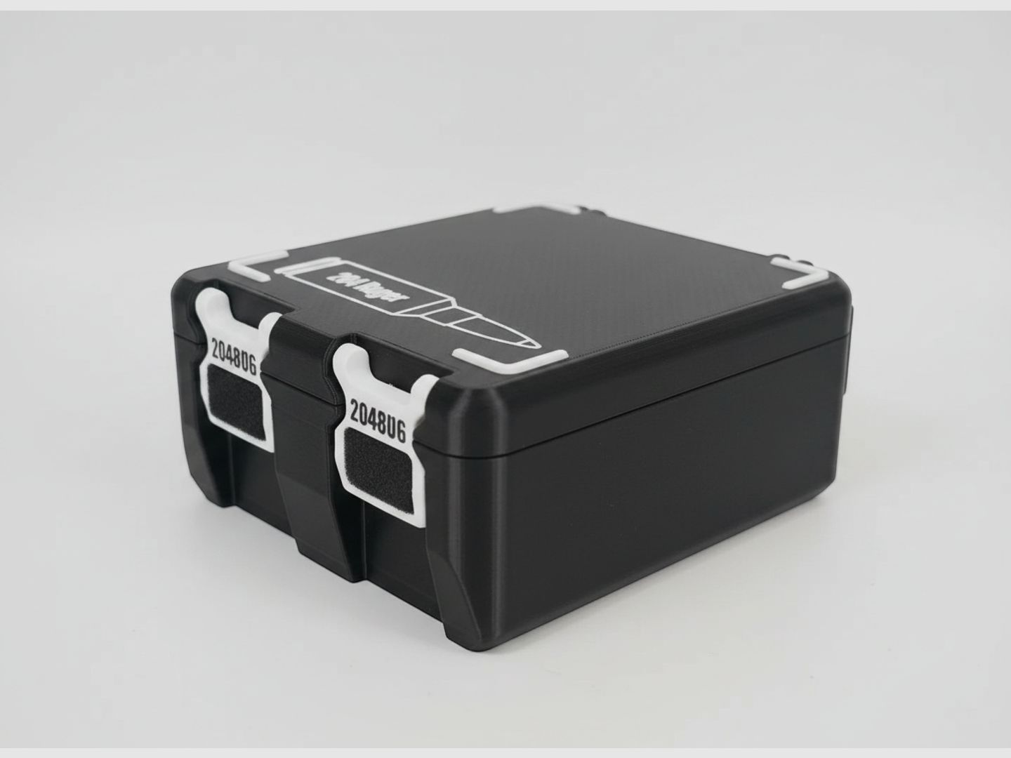 Filamelt Munitionsbox / 204 Ruger / 'Klapp- / Rastdeckel' / Patronenbox, Ammo Box