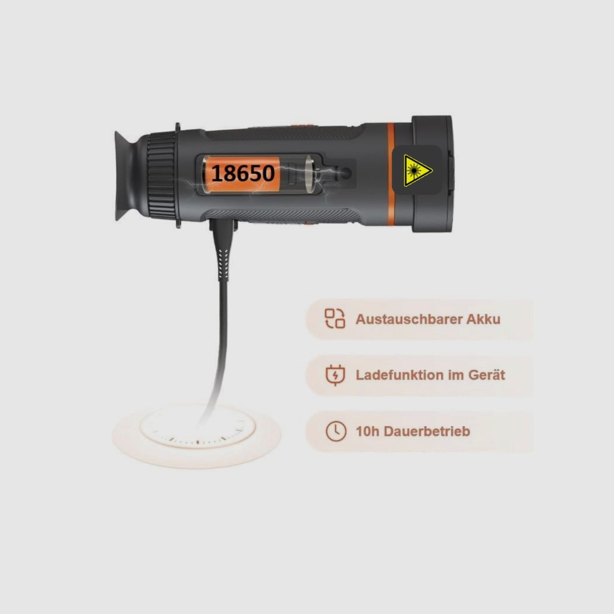 ThermTec WILD 635 L 35mm lentille 18 mk 640x512 caméra thermique