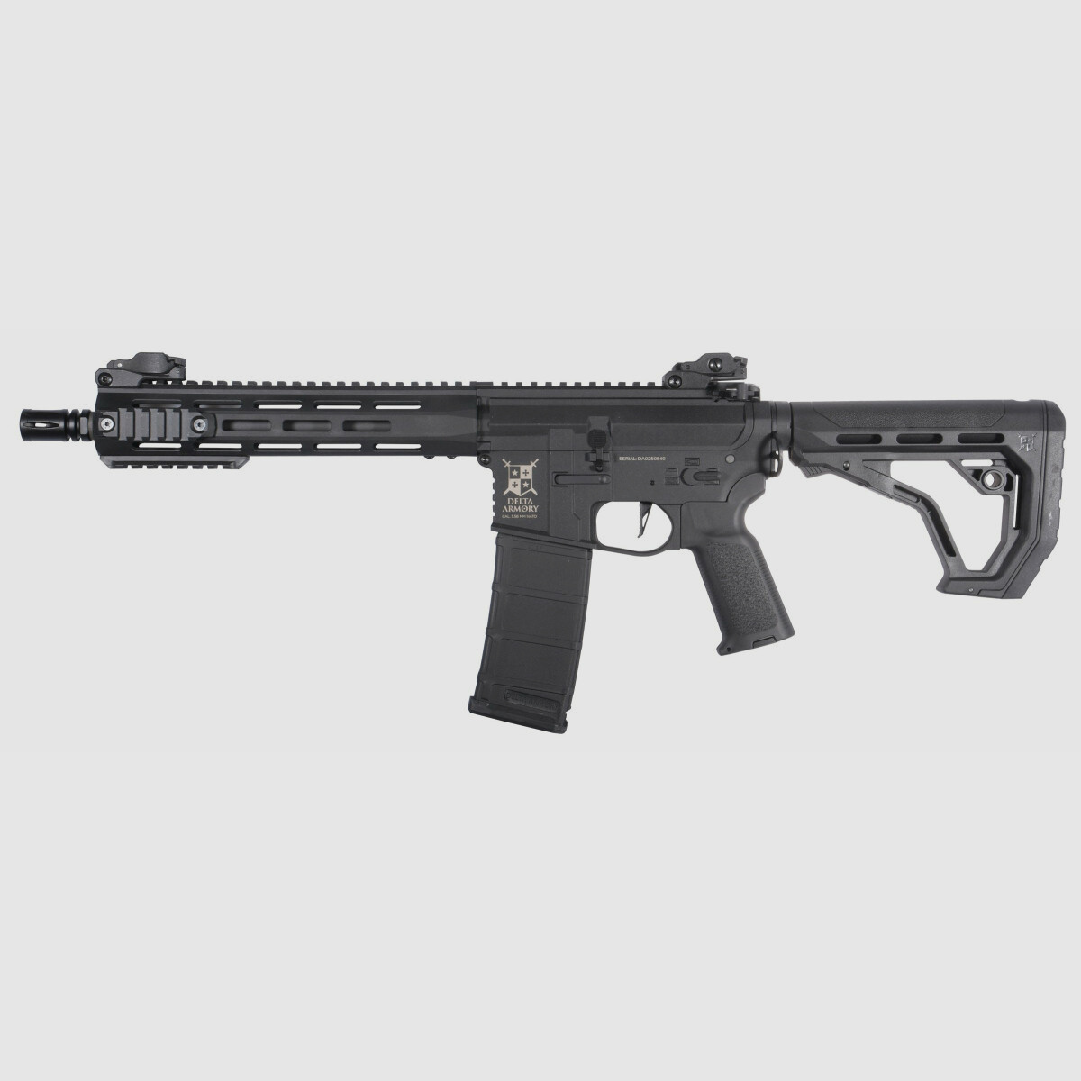 M4 AR15 M-LOK 10 inch CHARLIE EAGLE ETU Black S-AEG Airsoft Rifle Free from 18 years | Delta Armory