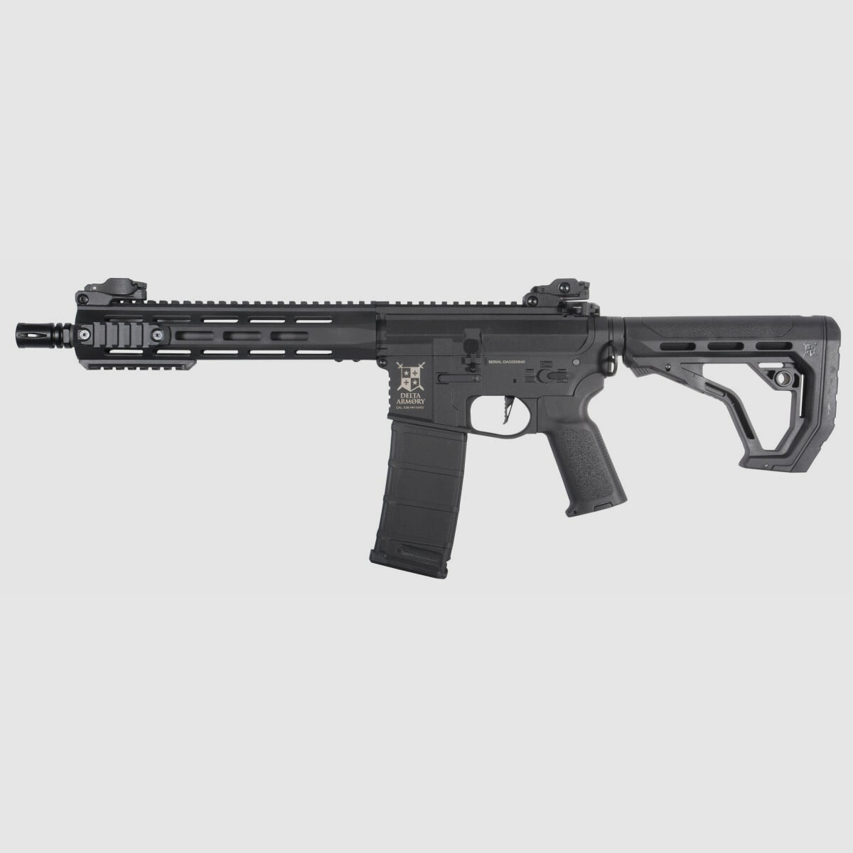 M4 AR15 M-LOK 10 Zoll CHARLIE EAGLE ETU Schwarz S-AEG Airsoft Gewehr Frei ab 18 Jahren | Delta Armory