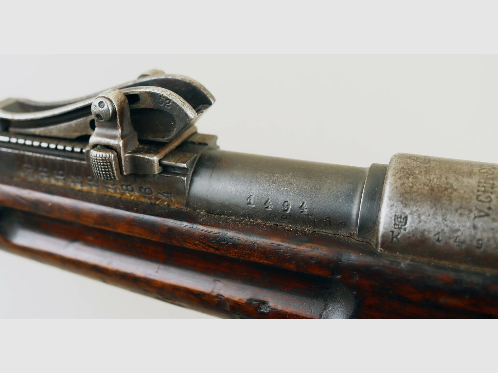 Gun V.CHR Schilling mod. Mauser Gew 98 cal. 8x57JS serial no. 1494, image 6 of 17