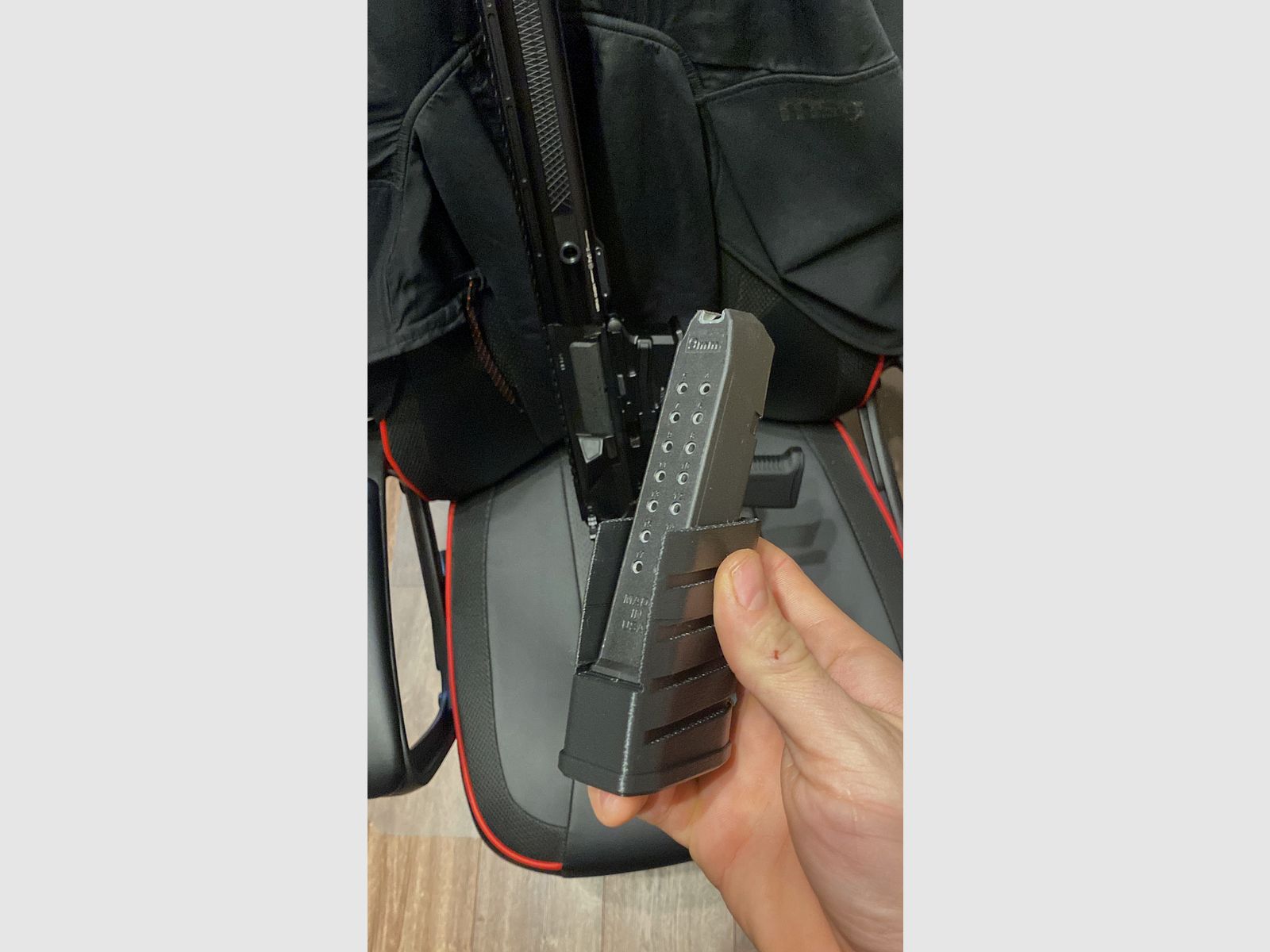 Magazine extension / grip for Hera The 9er 9mm (Glock)