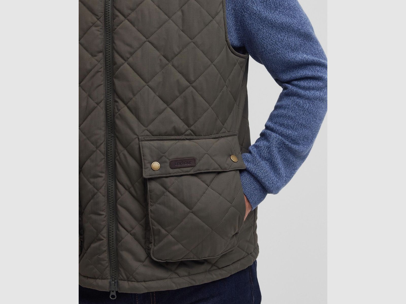 BARBOUR Weste Fernwood Dark Olive