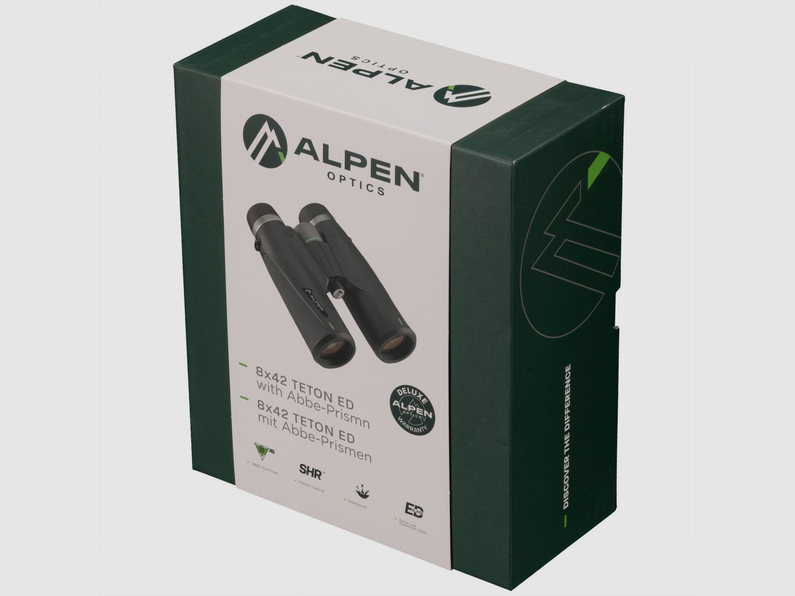 ALPEN OPTICS Teton 8x42 Fernglas mit Abbe Prismen