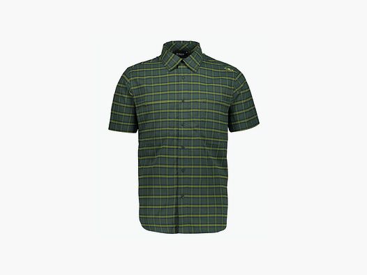 Camicia CMP Uomo Verde a Quadri