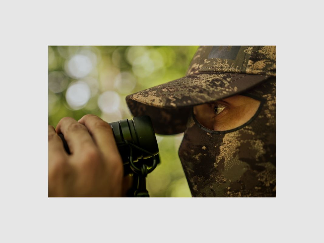 Härkila Kappe Deer Stalker Camo mit Tarnnetz