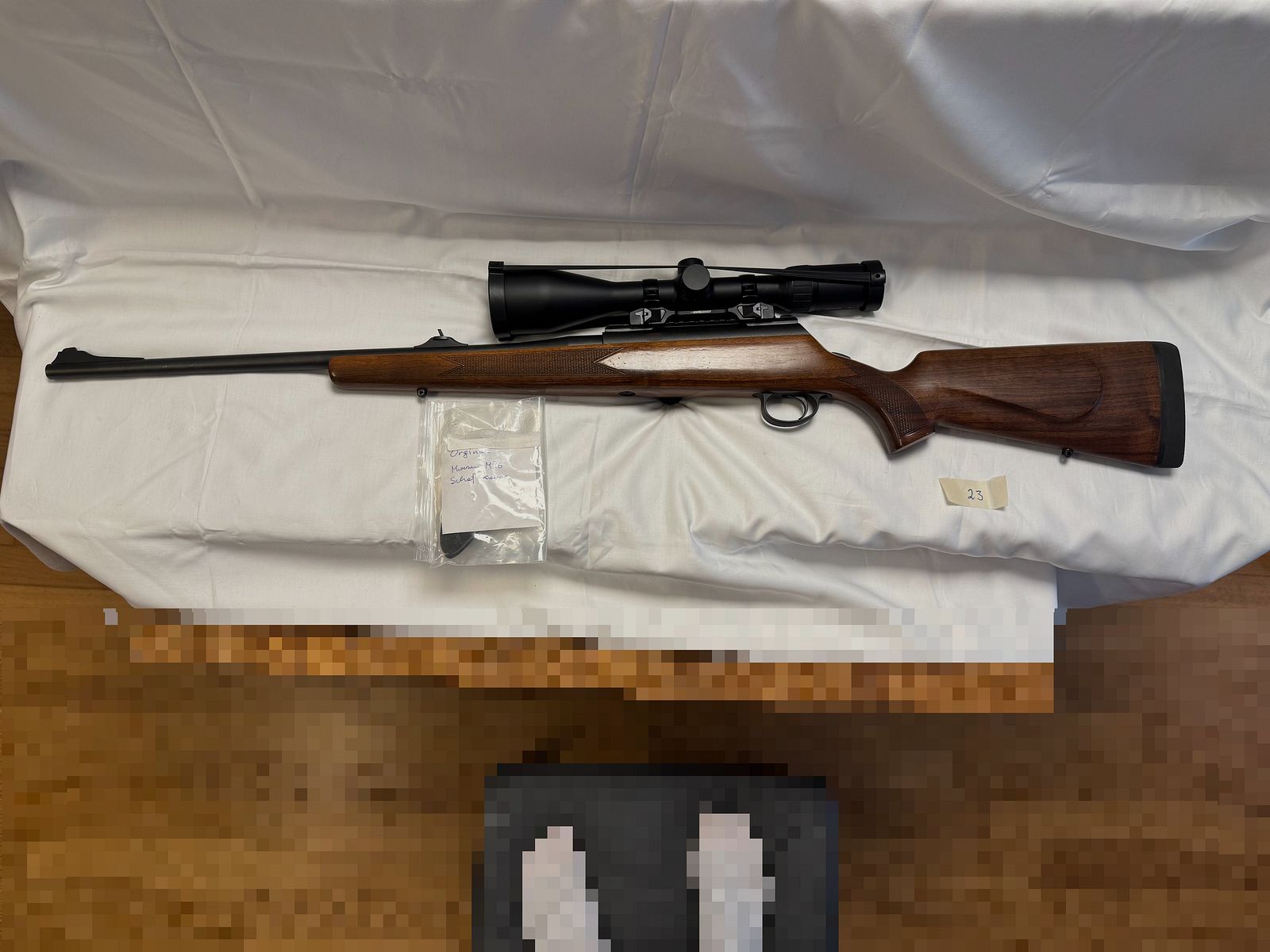 Mauser M96 9,3×62 straight-pull + Steiner Ranger 4-16×56 – Cat. C heirloom Vorarlberg, zdjęcie 1 z 8