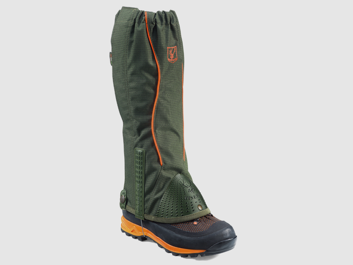 Gamaschen aus Ripstop-Cordura Grün und Orange