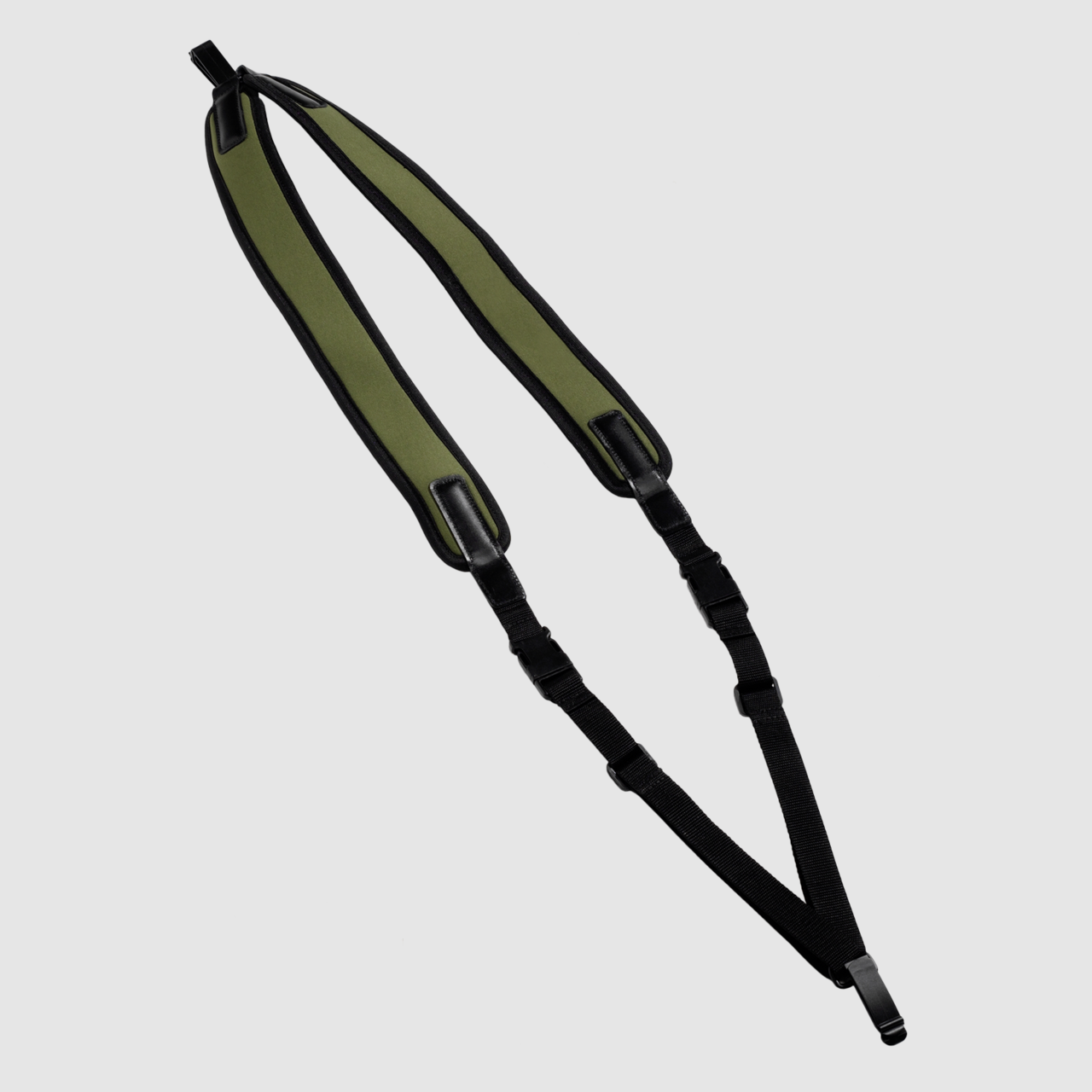 Correa de rifle tipo mochila con banda de neopreno verde FRITZMANN