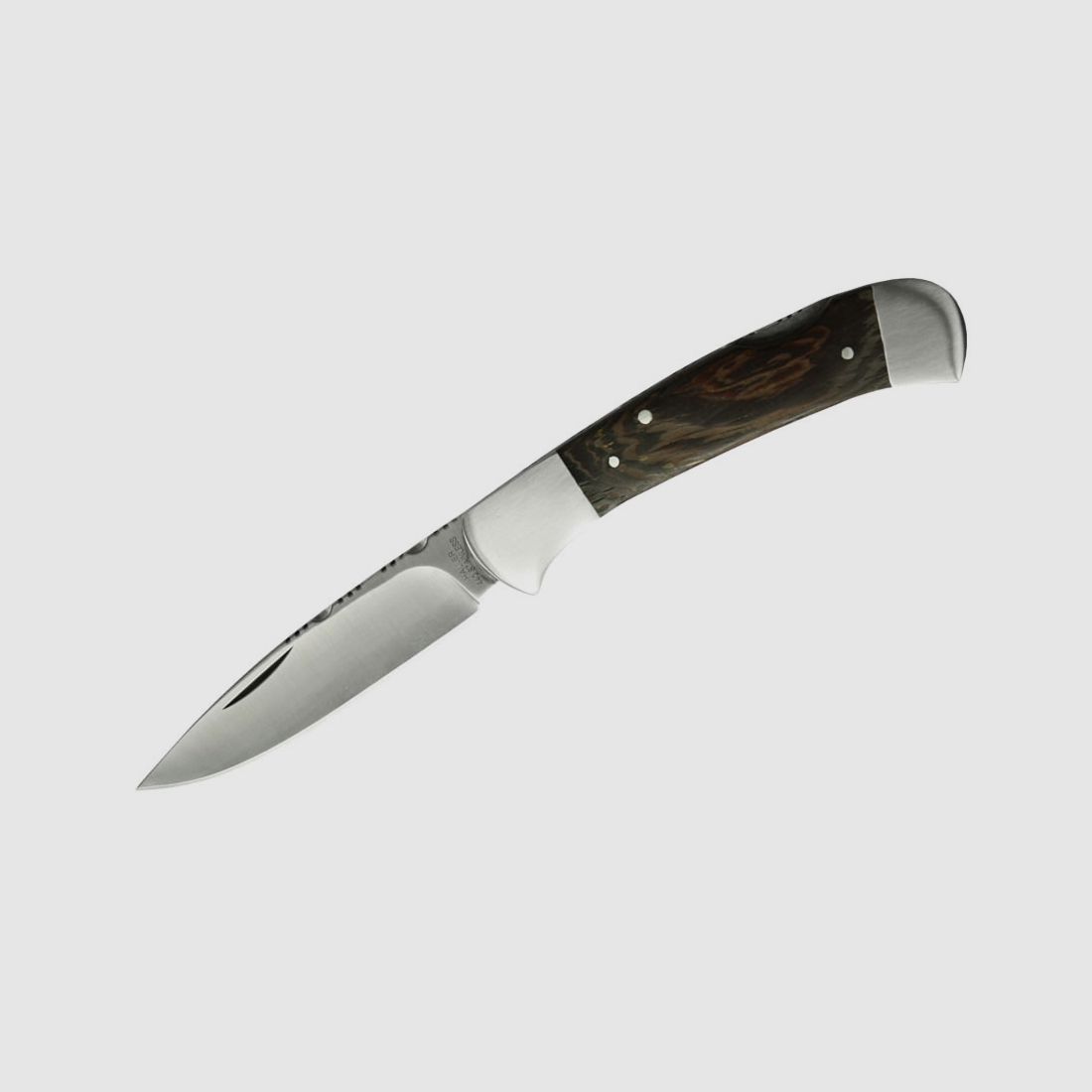 Taschenmesser Stahlbacken Wenge Holz 42a konform legal fhren