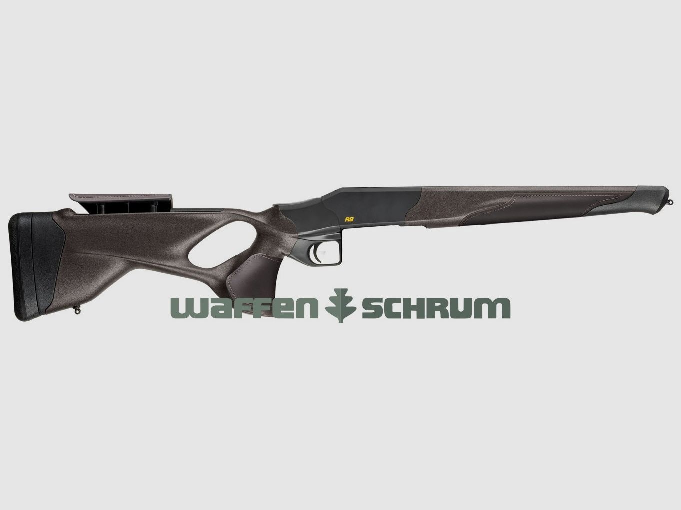 Blaser System R8 Ultimate X Leder Schwarzbraun Ohne Magazin Echtleder Cocoa / VSR / VSK