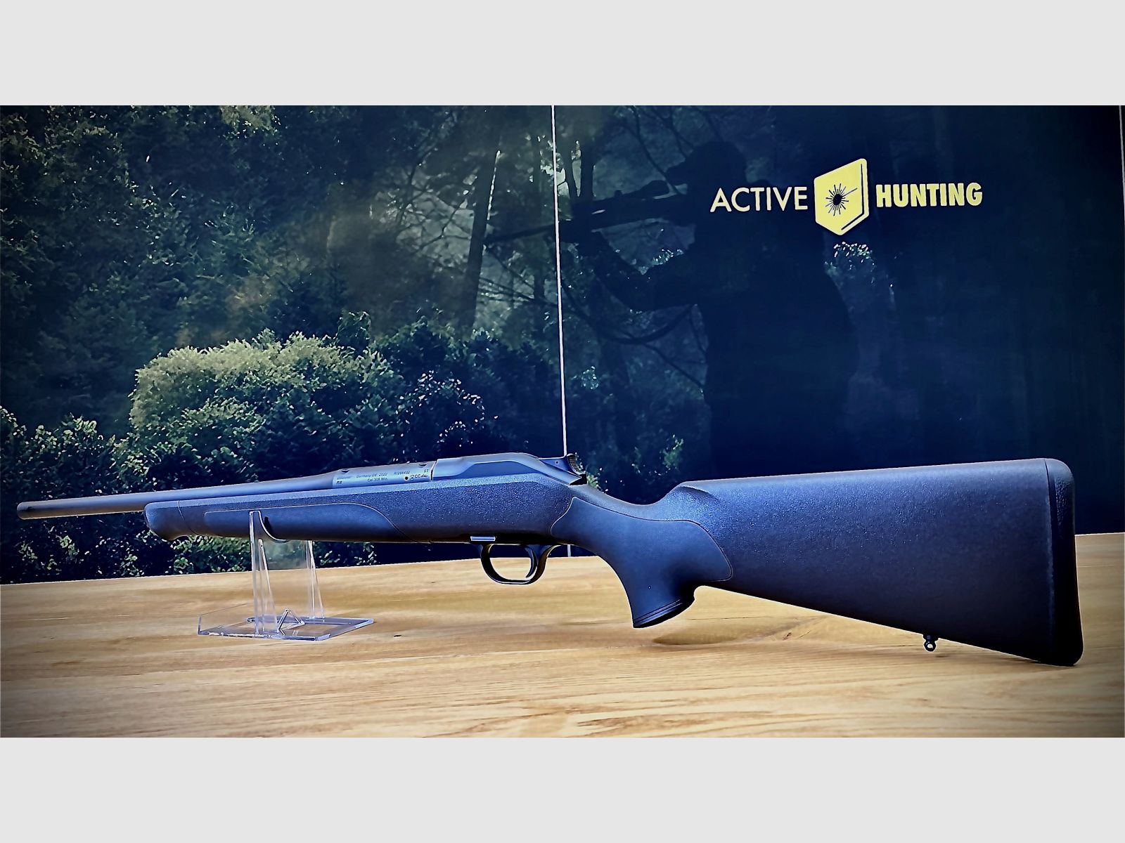 Blaser R8 Professional Black Brown / Elastomer Inserts / M15x1 Caliber & Barrel Length of Choice