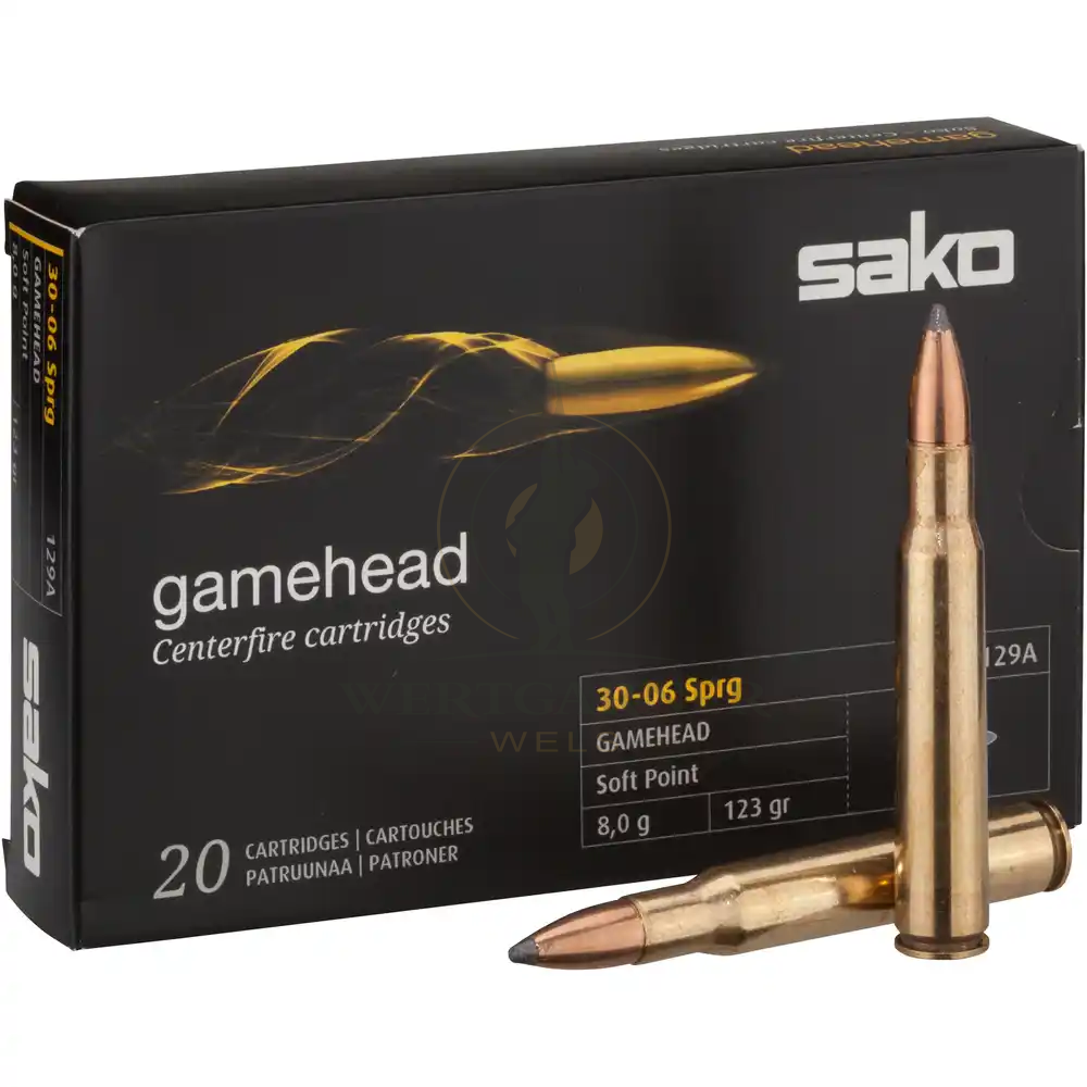 Sako Gamehead .30-06 SP 8,0g/123grs, zdjęcie 1 z 2