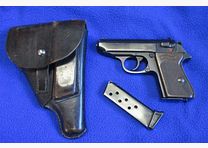 Pistole Walther PPK Ulm 7,62mm Browning mit Tasche und Res.-Mag. PPK