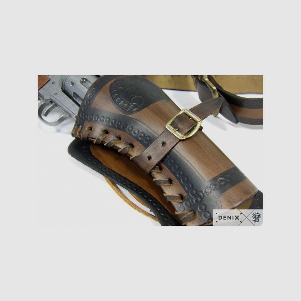 Cintura con fondina per revolver Western - Cintura 1 revolver, immagine 4 di 8