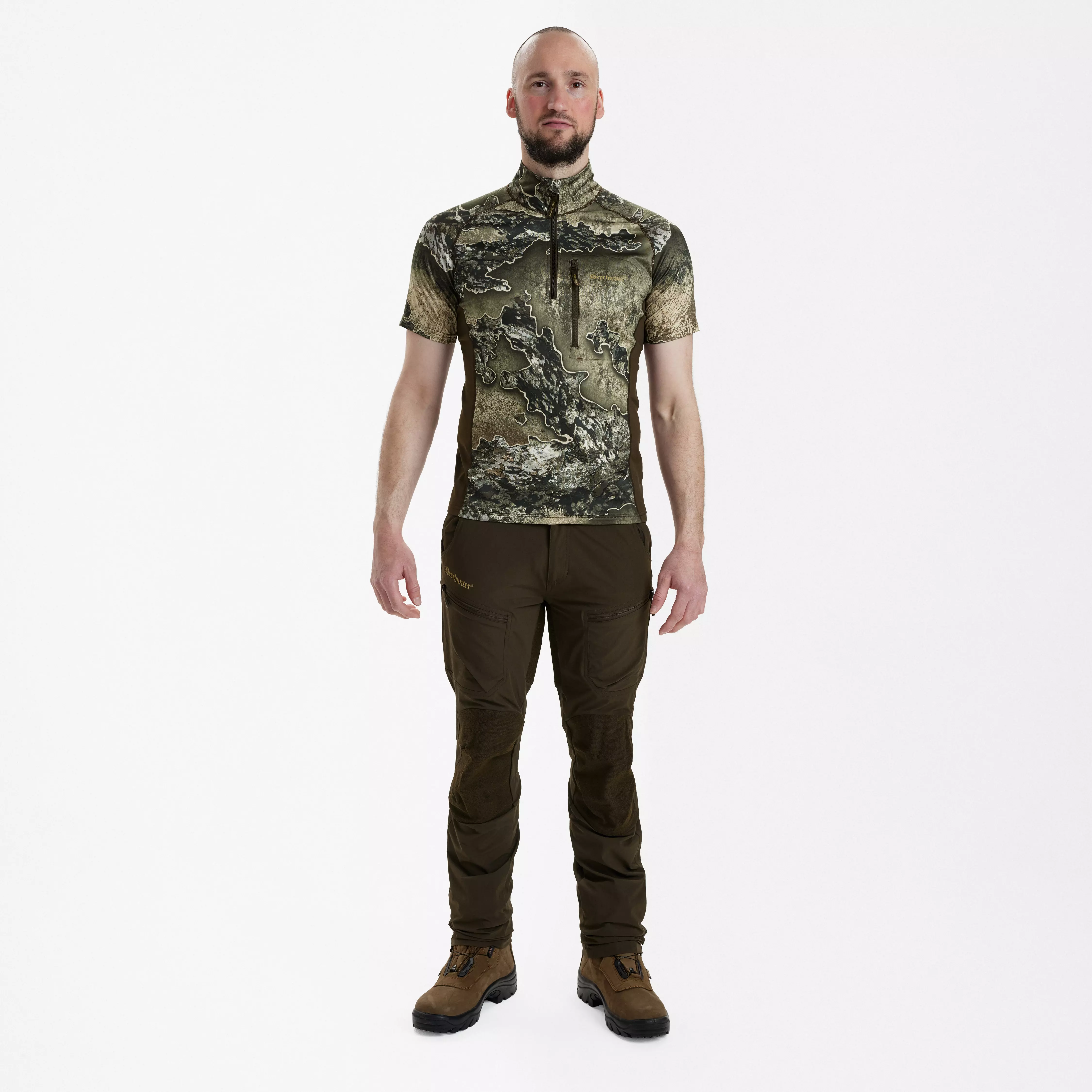 T-shirt isolante Excape con colletto con zip - REALTREE EXCAPE™, immagine 3 di 5