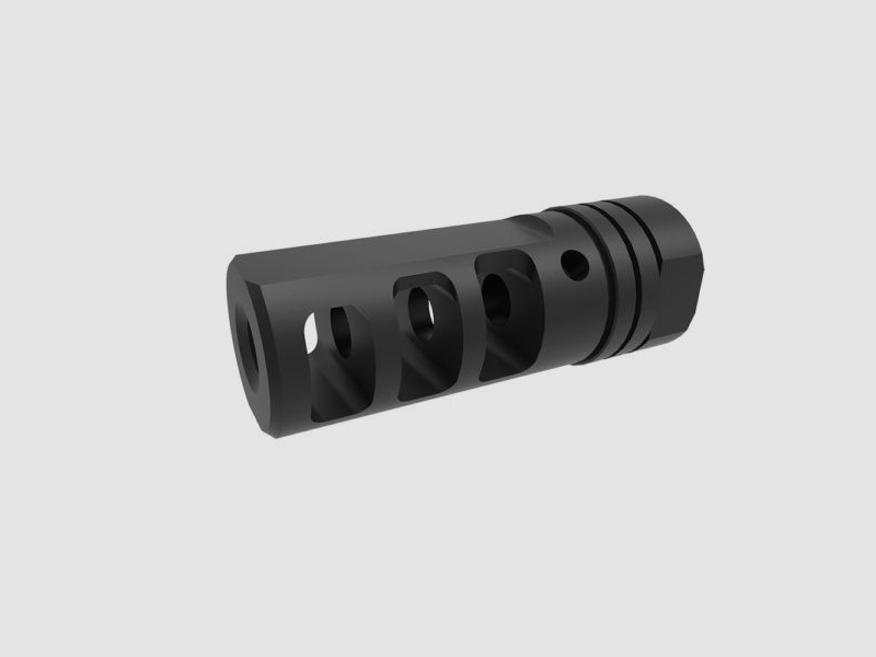 Compensatore Norec Schmeisser AR-15 .223 1/2-28 acciaio brunito