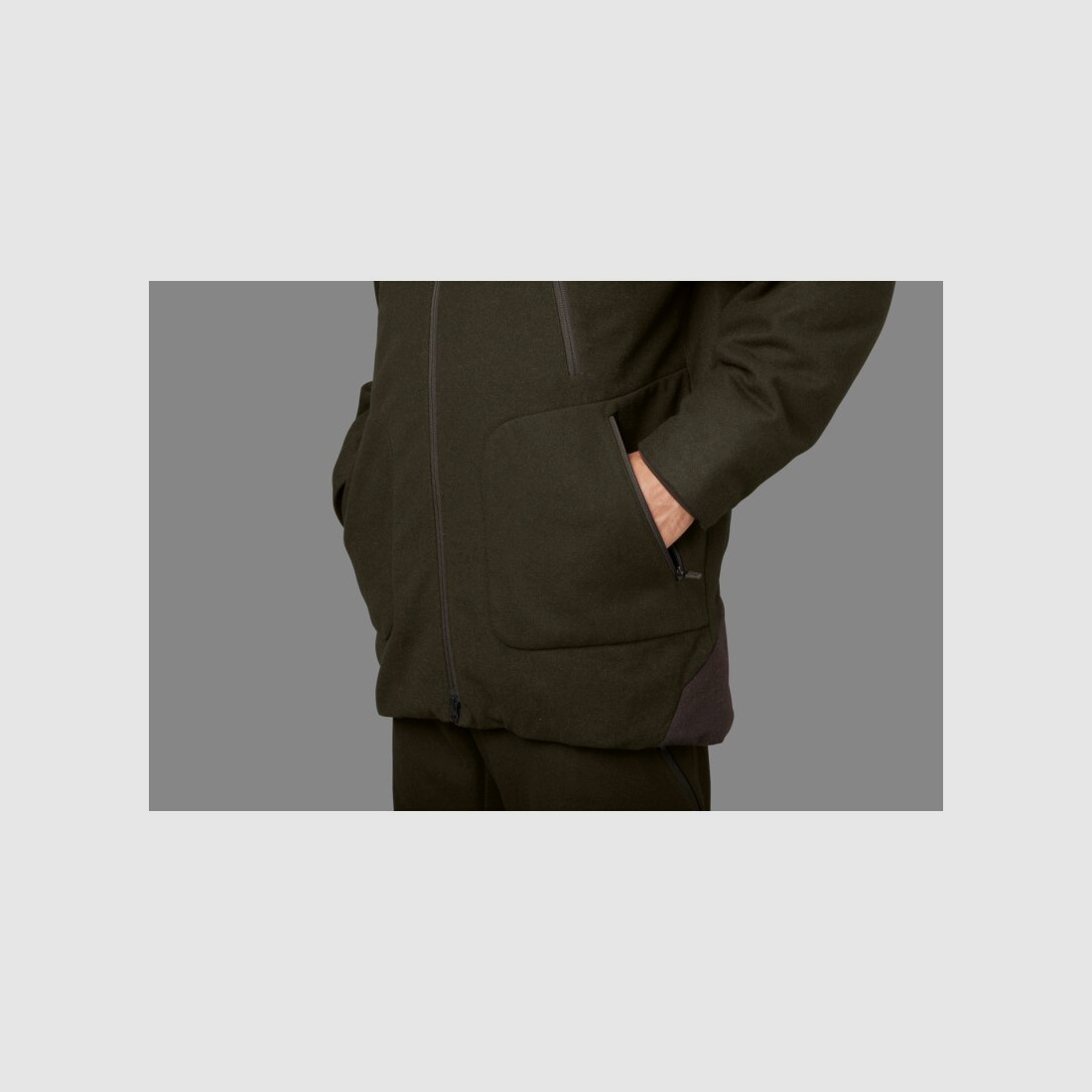 Härkila Metso Winter Jacket green / Shadow brown