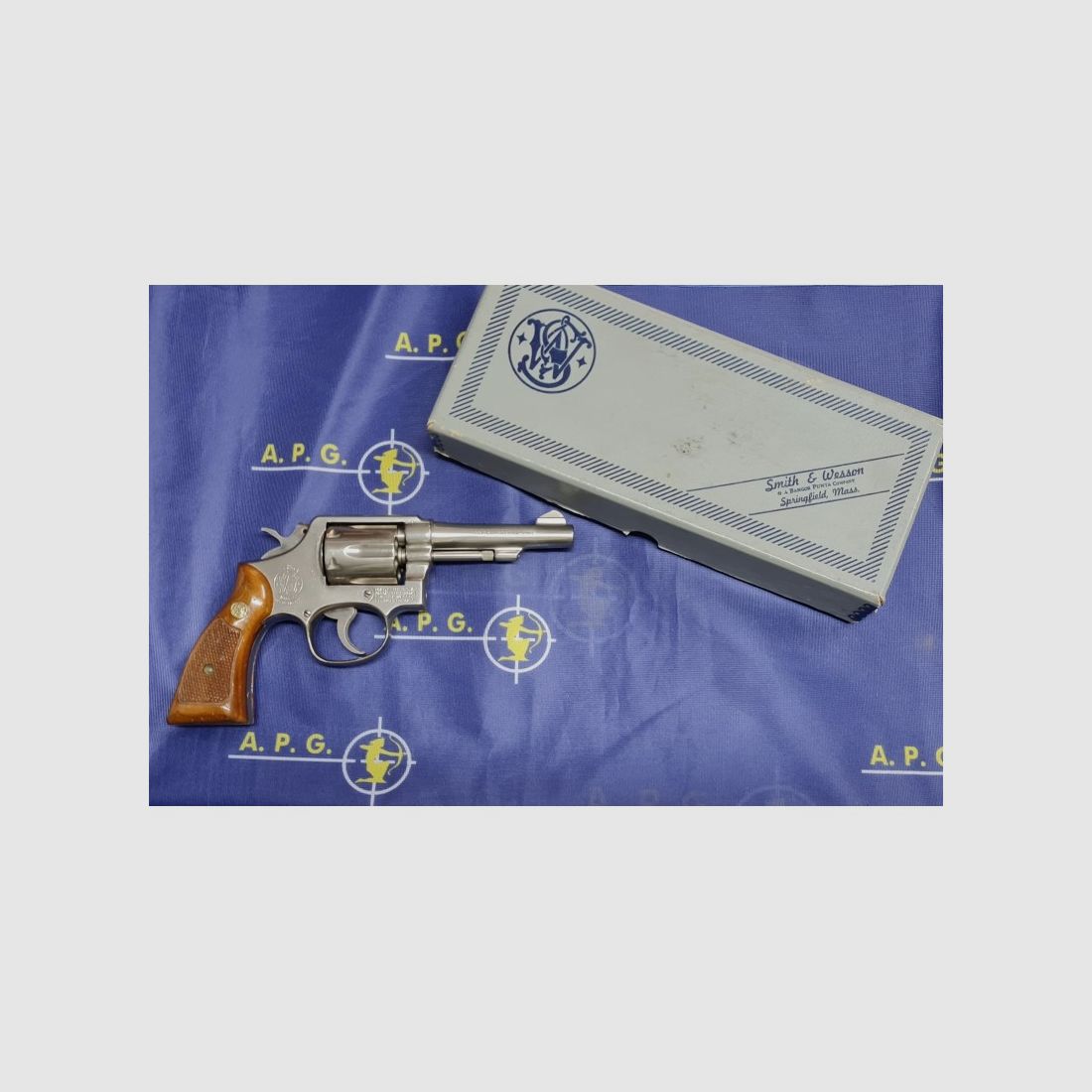Smith & Wesson mod. 60 Nickel 3" Kal. 38 Sp
