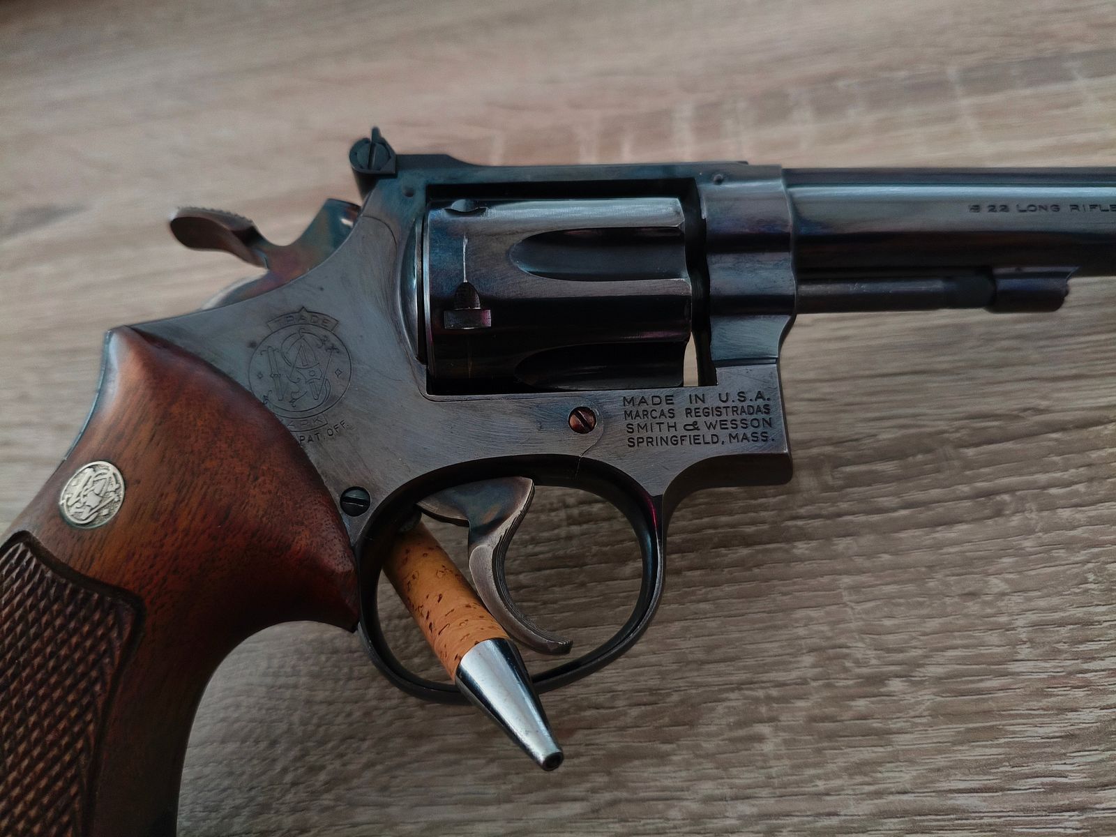 Smith & Wesson 17-2 K22 .22 lfb Masterpiece Diamond Grip 