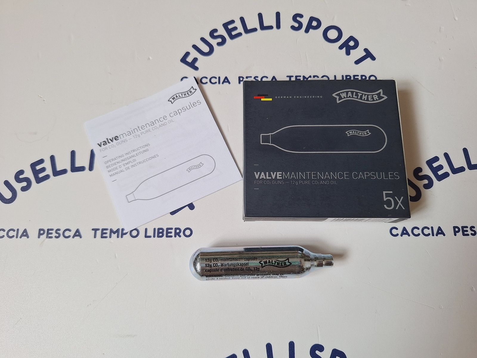 Walther bomboletta CO2 & OIL 12g – 5 pièces