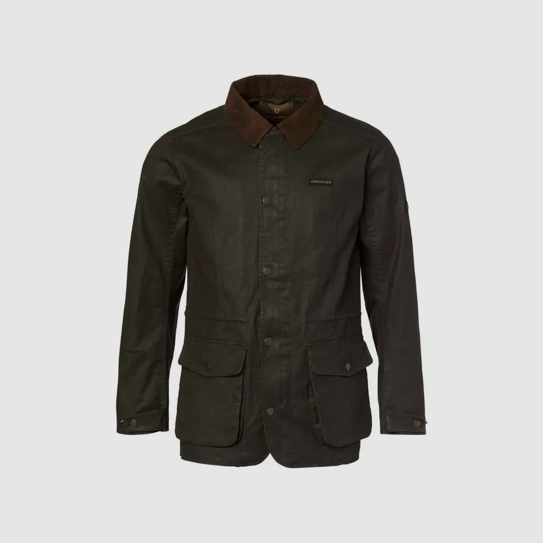 Giacca Originale Vintage Chevalier Uomo in Pelle Marrone XL