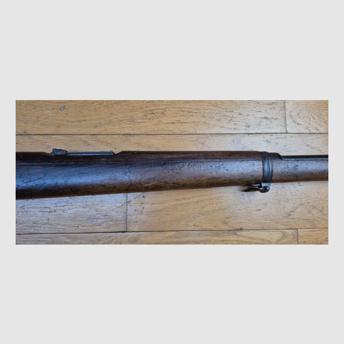 Seltenes Mauser-Gewehr Spanisch M1893 – Originalkaliber 7×57 Mauser (selten) – Reglementäre Konfiguration – Oviedo 1928 – Sehr guter mechanischer Zustand und guter Lauf – Originalbrünierung zu 95% – Eine überraschend moderne Waffe – TBE, Bild 5 von 31