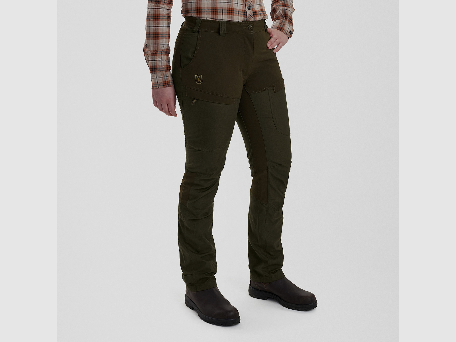 Deerhunter Lady Ann Pantaloni Verde Scuro 40