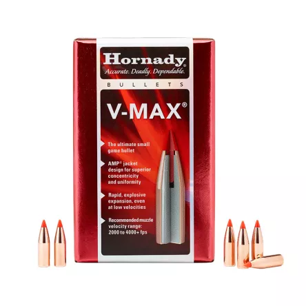 Pociski Hornady 22 .224 V-Max 50gr (100szt) (22261), zdjęcie 1 z 2