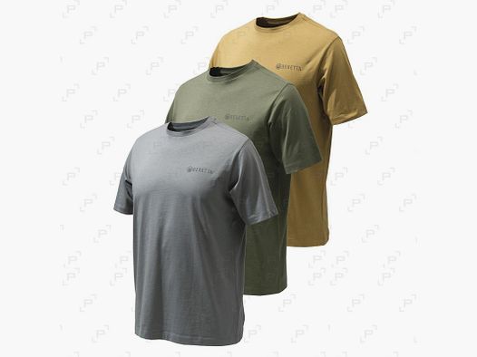 3er-Pack Kurzarm-T-Shirts BERETTA CORPORATE TS