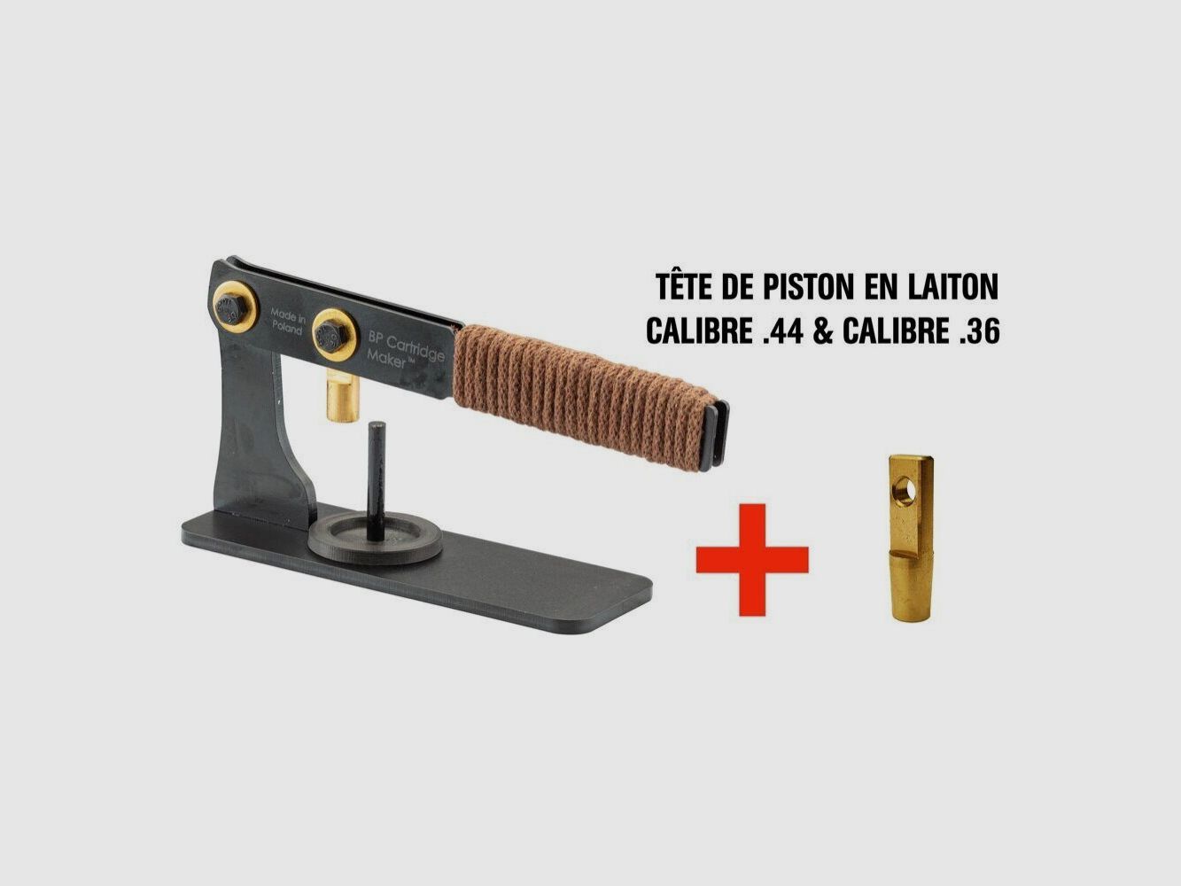 Kit BP Maker Cal 44 et 36: Presse pour barillet + support + poire + kit cartouches papier + amorceur Pack BPMaker, image 3 sur 10