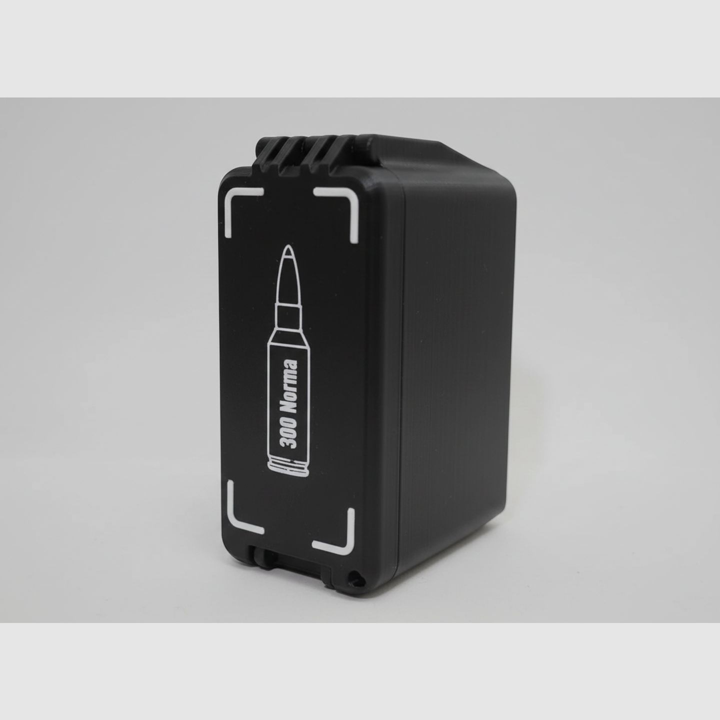 Filamelt Munitionsbox / 300 Norma Magnum / 'Klapp- / Rastdeckel' / Patronenbox, Ammo Box