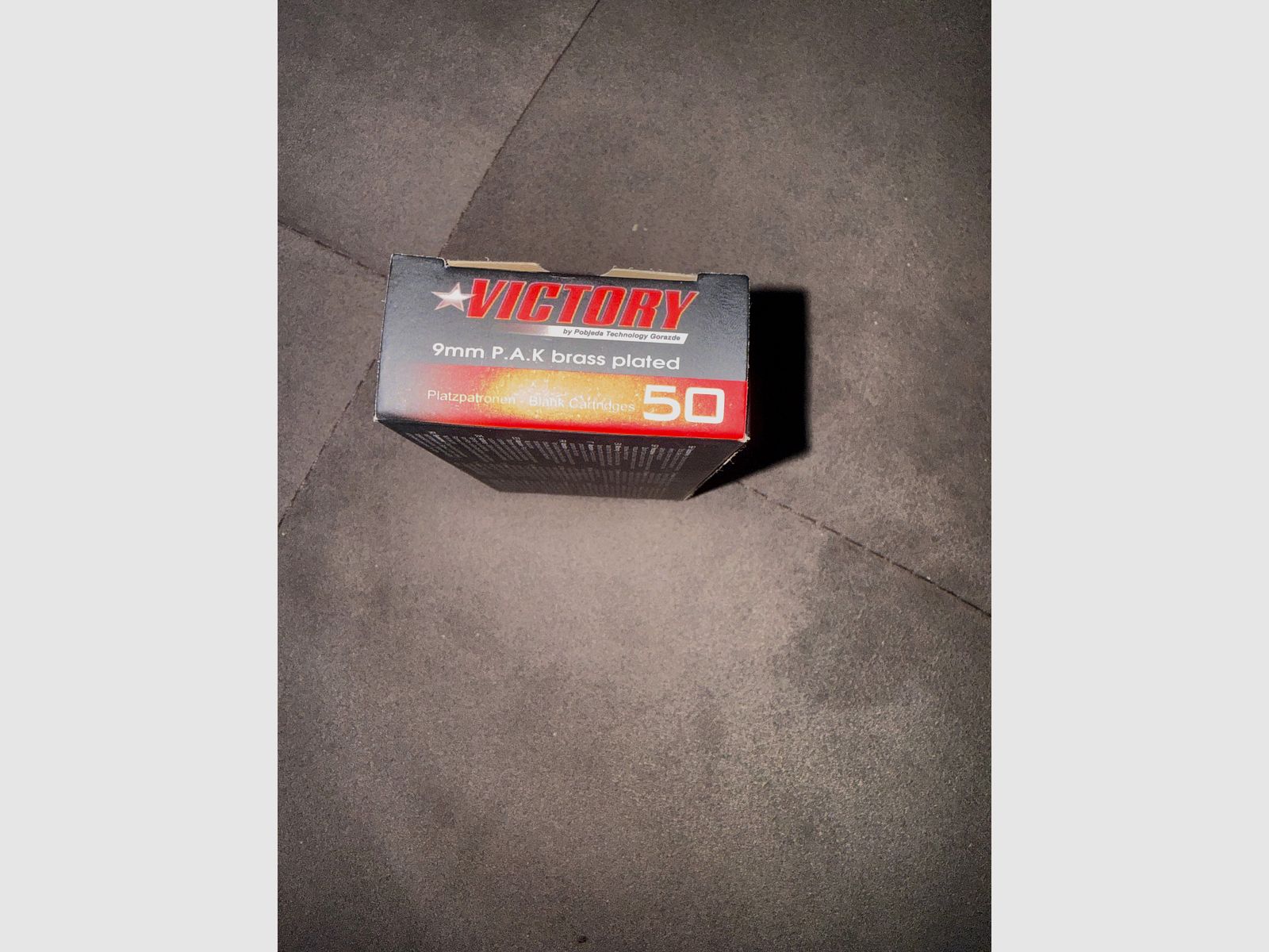 Pobjeda 9 mm P.A.K. Victory Brass Plated 50 Cartucce