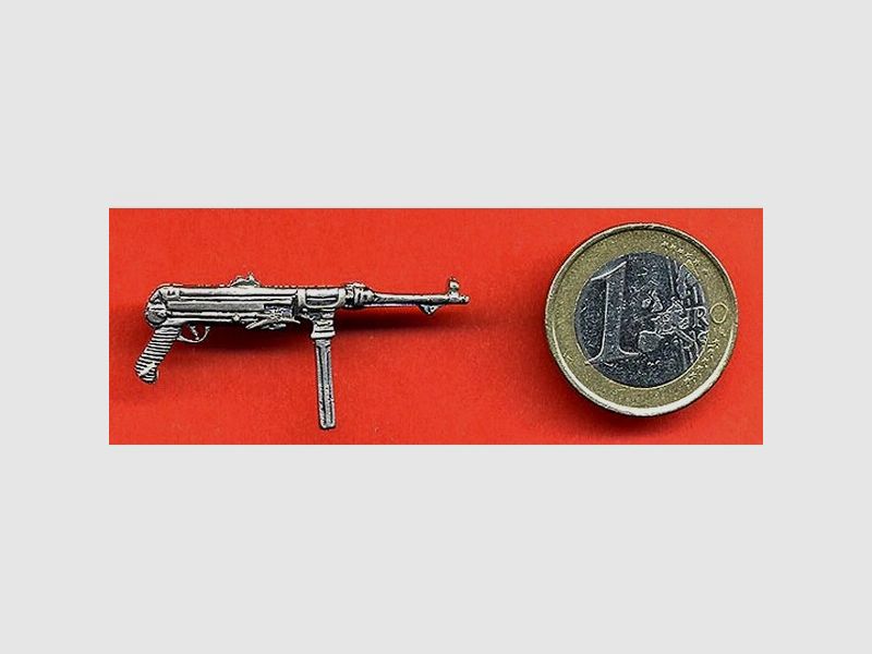 Maschinenpistole MP40 als Metall-Anstecker