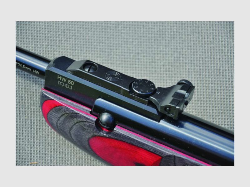 Weihrauch air rifle HW50S caliber 4.5mm match trigger anniversary model, image 2 of 3