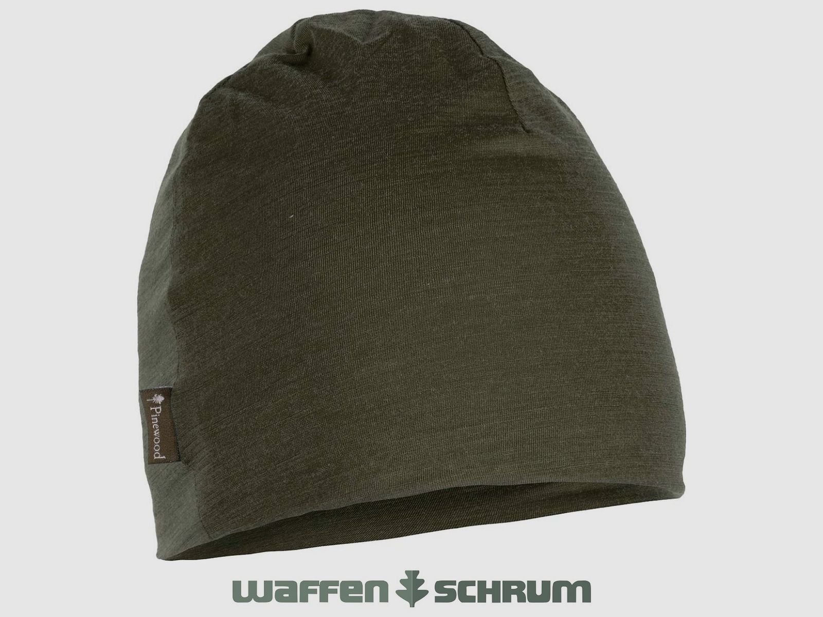 Pinewood Beanie Merino Mosgroen