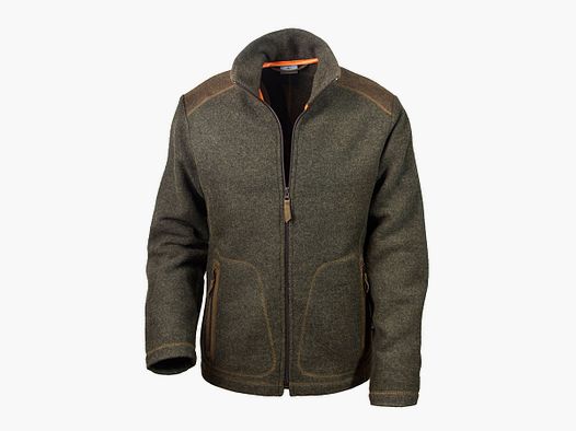 Loden-Fleecejacke "Urs", Schiefer