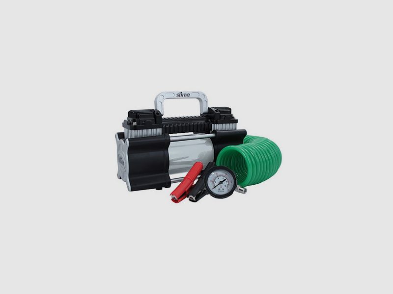 Slime® 2X Twin Cylinder 12 Volt Luchtcompressor