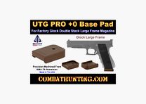 UTG PRO +0 Base Pad, Glock Large Frame .45ACP/10mm, Matte Bronze Aluminum
