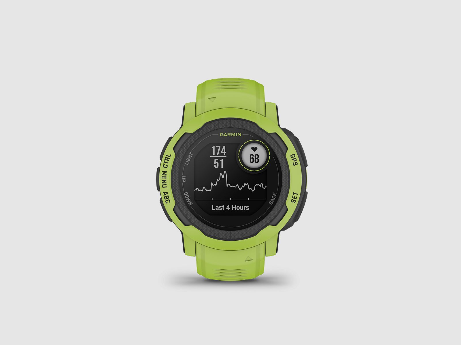 Garmin Instinct® 2 Citron avec bracelet interchangeable en silicone de 22 mm